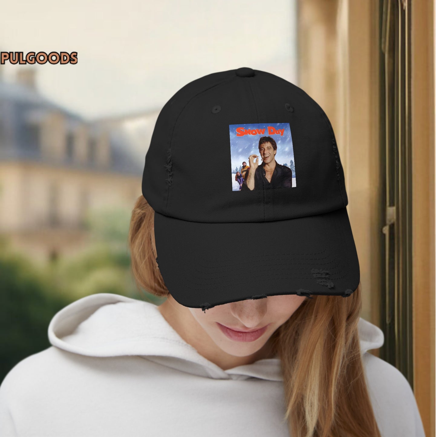 SNOW DAY AL PACINO SCARFACE Unisex Distressed Cap