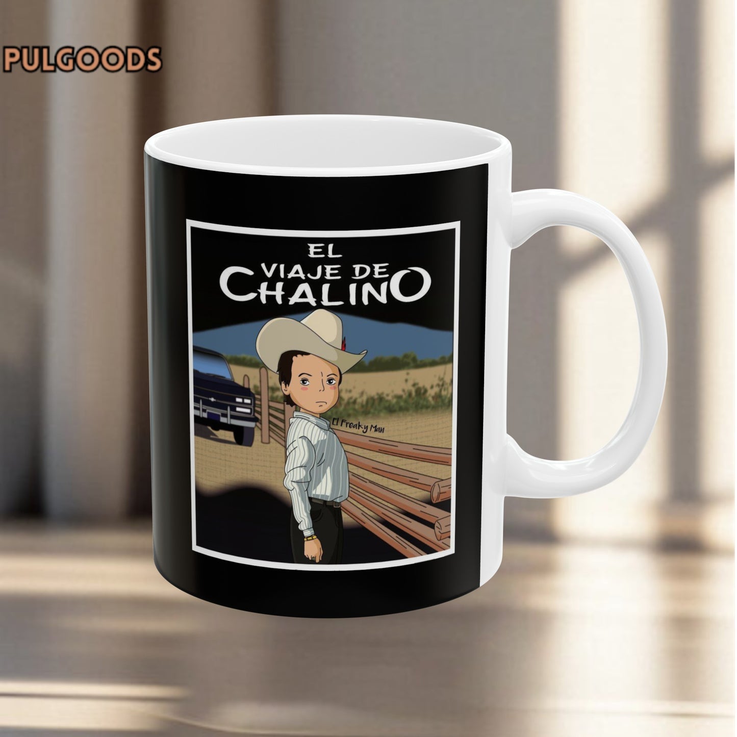 EL VIAJE DE CHALINO Ceramic Mug, (11oz, 15oz)