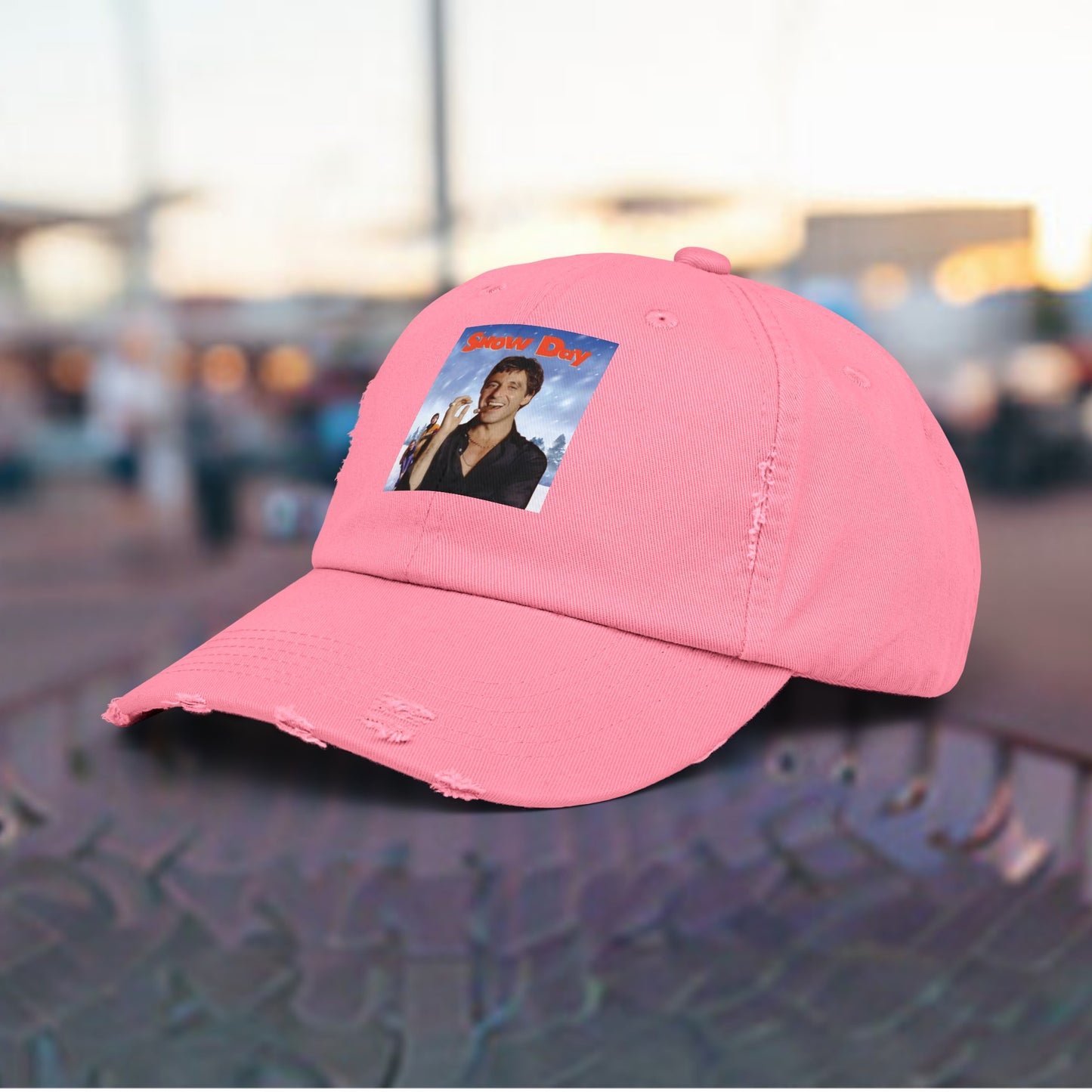 SNOW DAY AL PACINO SCARFACE Unisex Distressed Cap