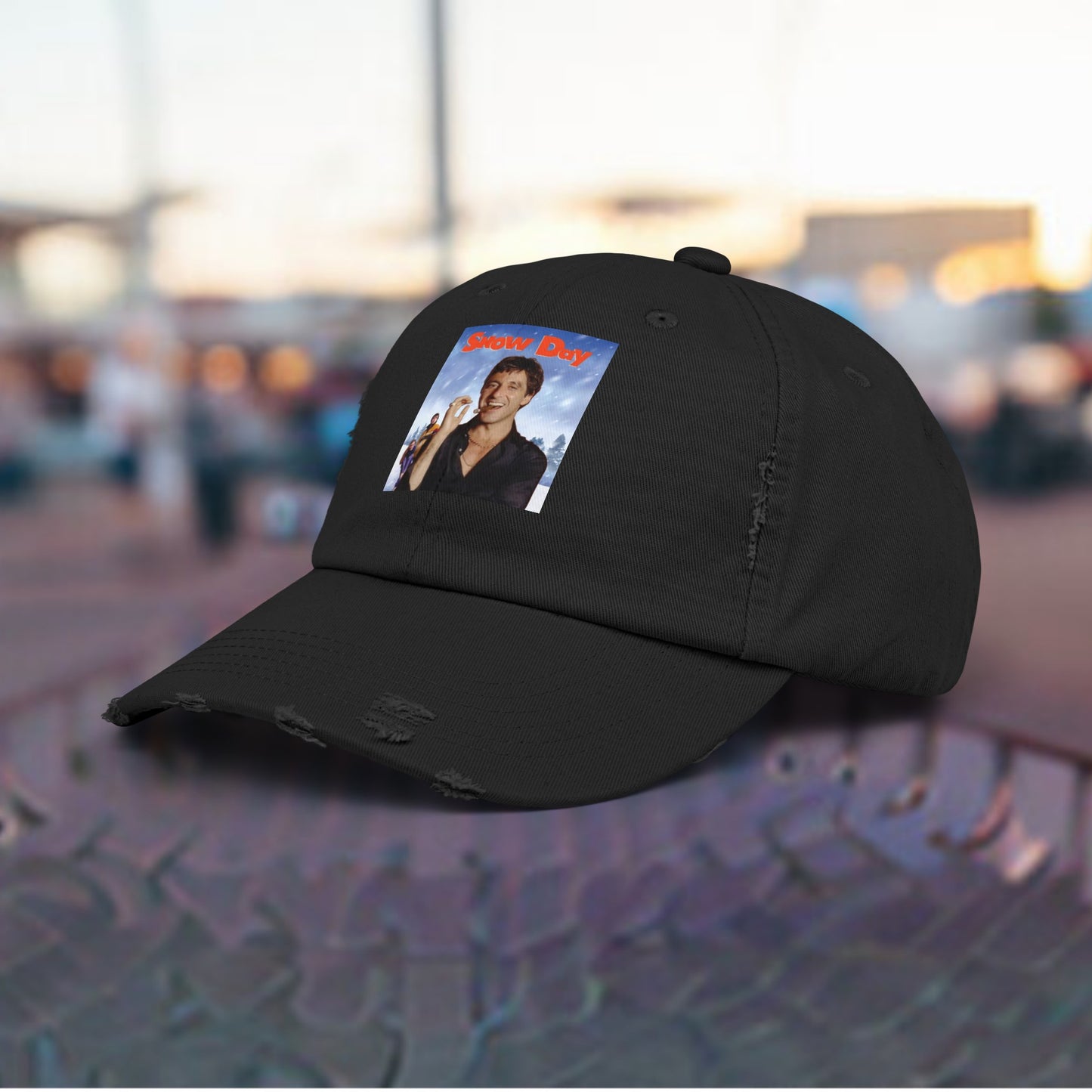 SNOW DAY AL PACINO SCARFACE Unisex Distressed Cap