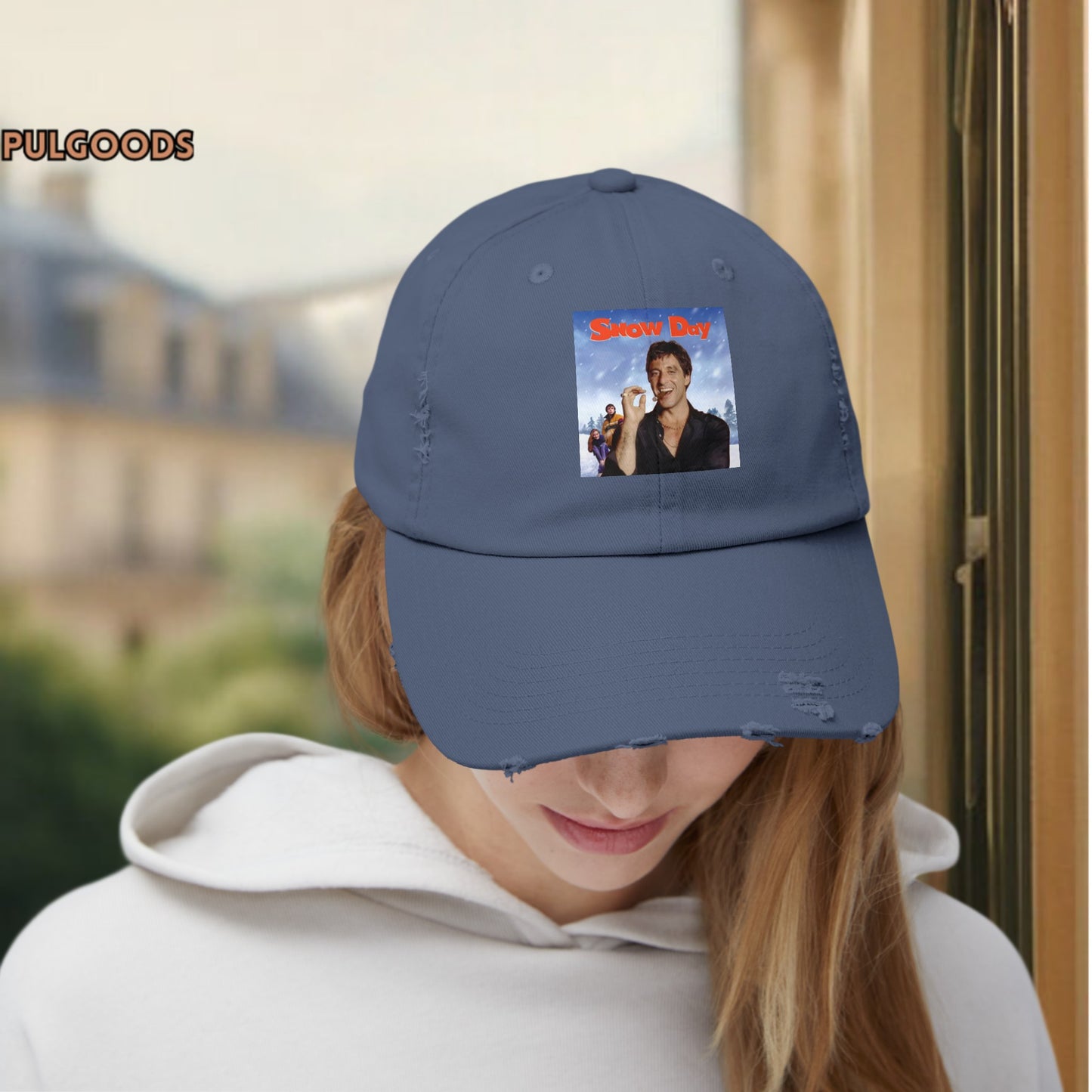 SNOW DAY AL PACINO SCARFACE Unisex Distressed Cap