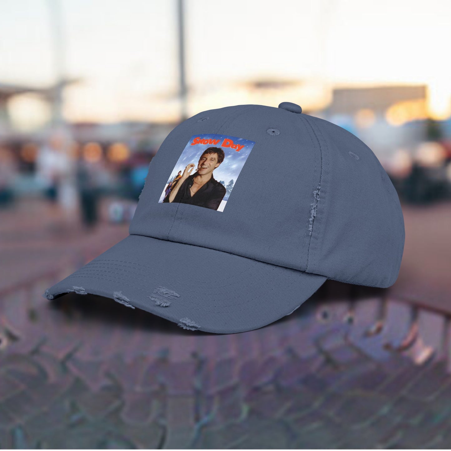 SNOW DAY AL PACINO SCARFACE Unisex Distressed Cap