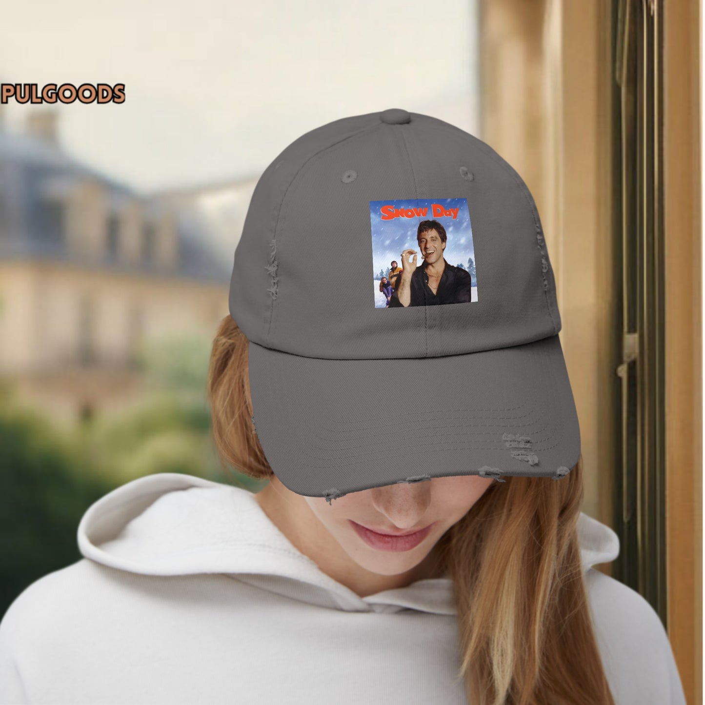 SNOW DAY AL PACINO SCARFACE Unisex Distressed Cap
