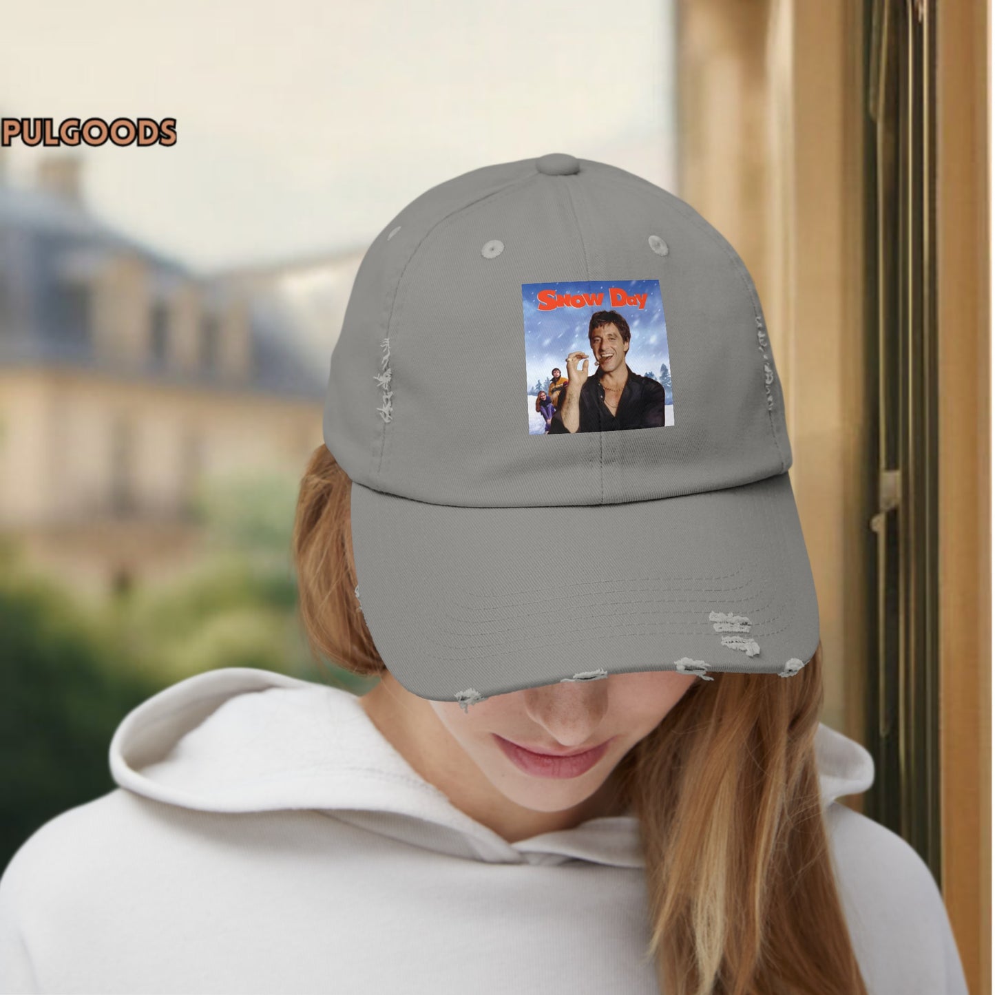 SNOW DAY AL PACINO SCARFACE Unisex Distressed Cap