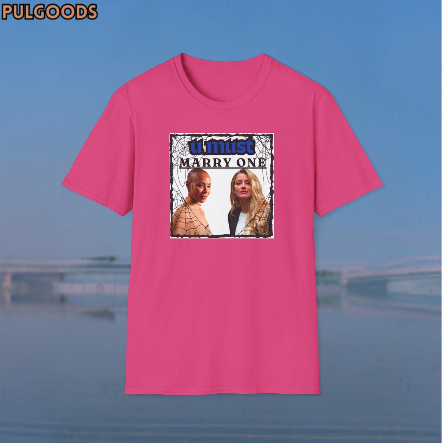 JADA PINKETT AMBER HEARD YOU MUST MARRY ONE Unisex Softstyle T-Shirt