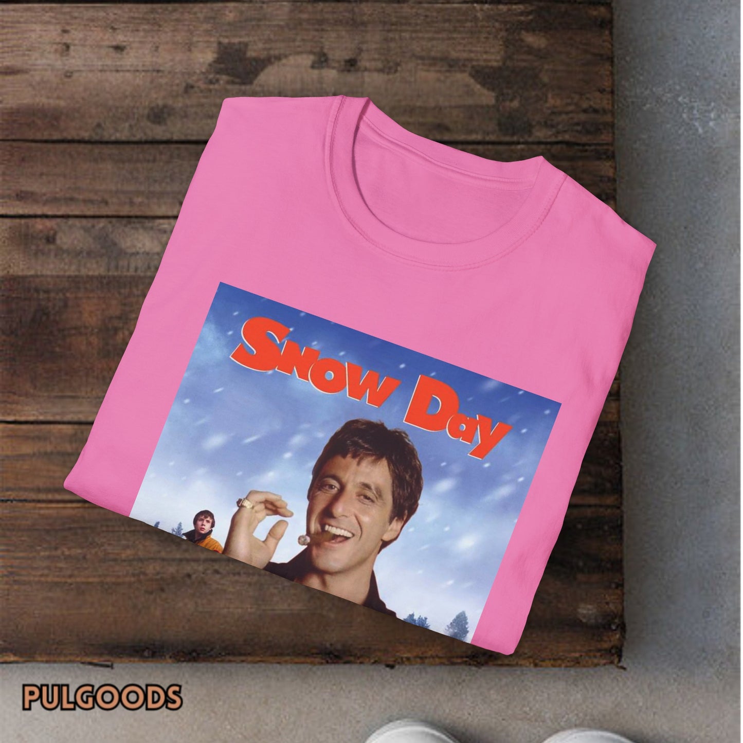 SNOW DAY SCARFACE AL PACINO Unisex Softstyle T-Shirt