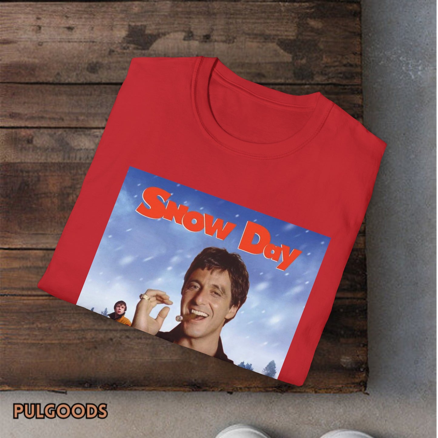 SNOW DAY SCARFACE AL PACINO Unisex Softstyle T-Shirt