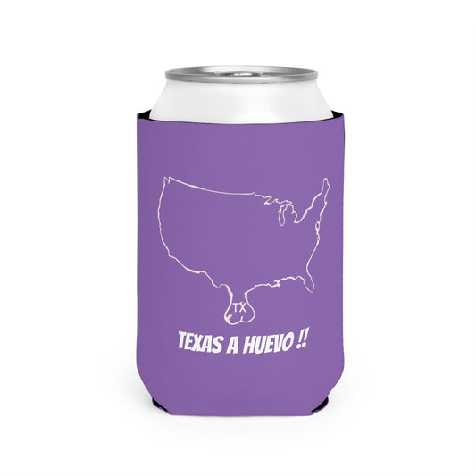 TEXAS A HUEVO,  TEXAS PRIDE, TEXAS PROUD, TEXAS EGGS, TEXAS NUTS Can Cooler Sleeve