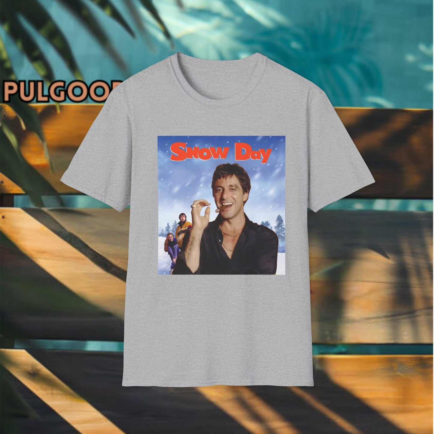 SNOW DAY SCARFACE AL PACINO Unisex Softstyle T-Shirt