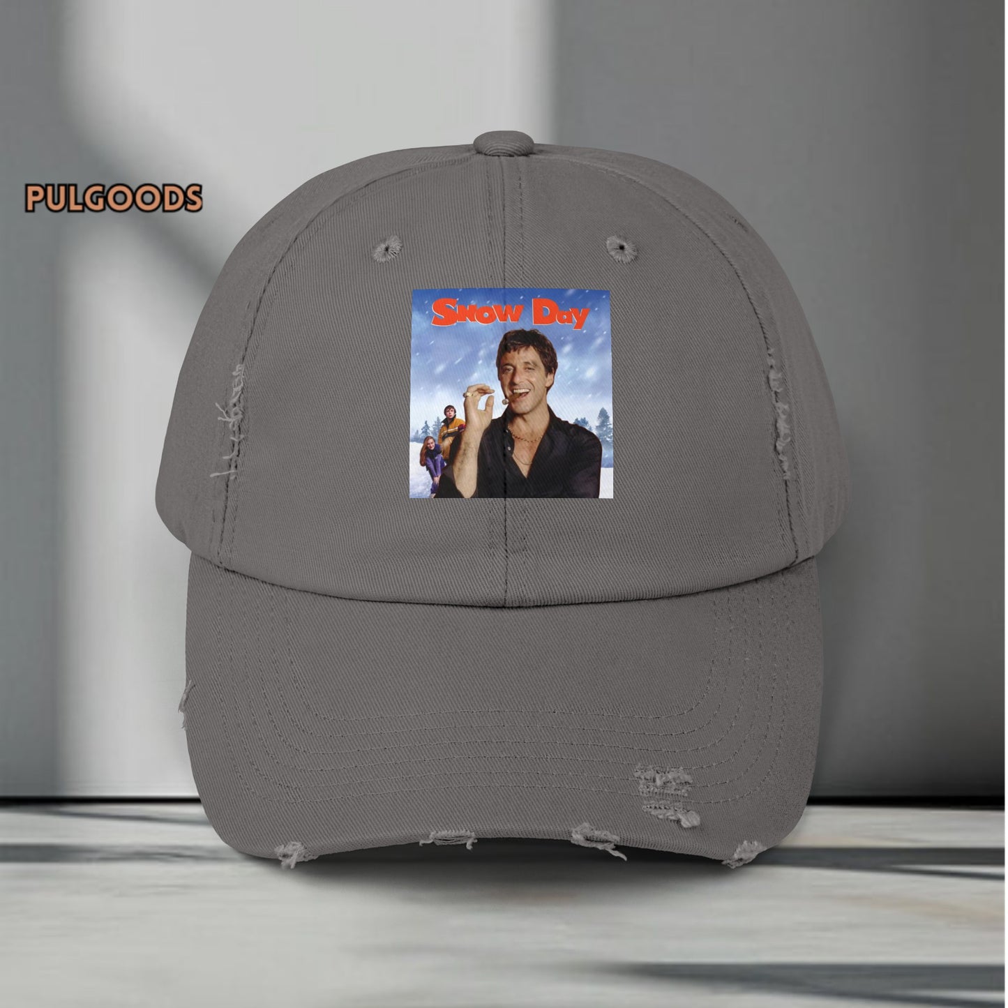 SNOW DAY AL PACINO SCARFACE Unisex Distressed Cap