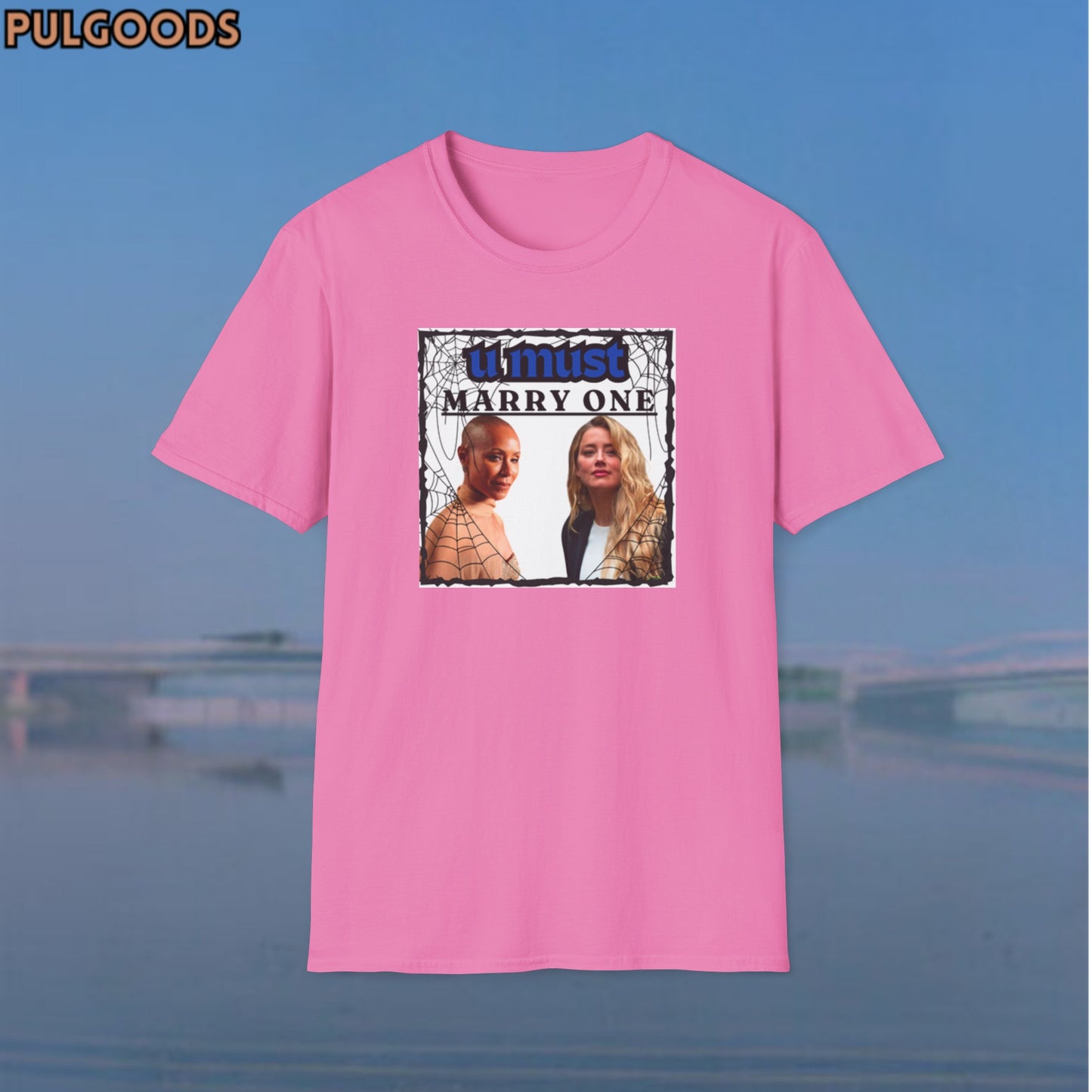 JADA PINKETT AMBER HEARD YOU MUST MARRY ONE Unisex Softstyle T-Shirt