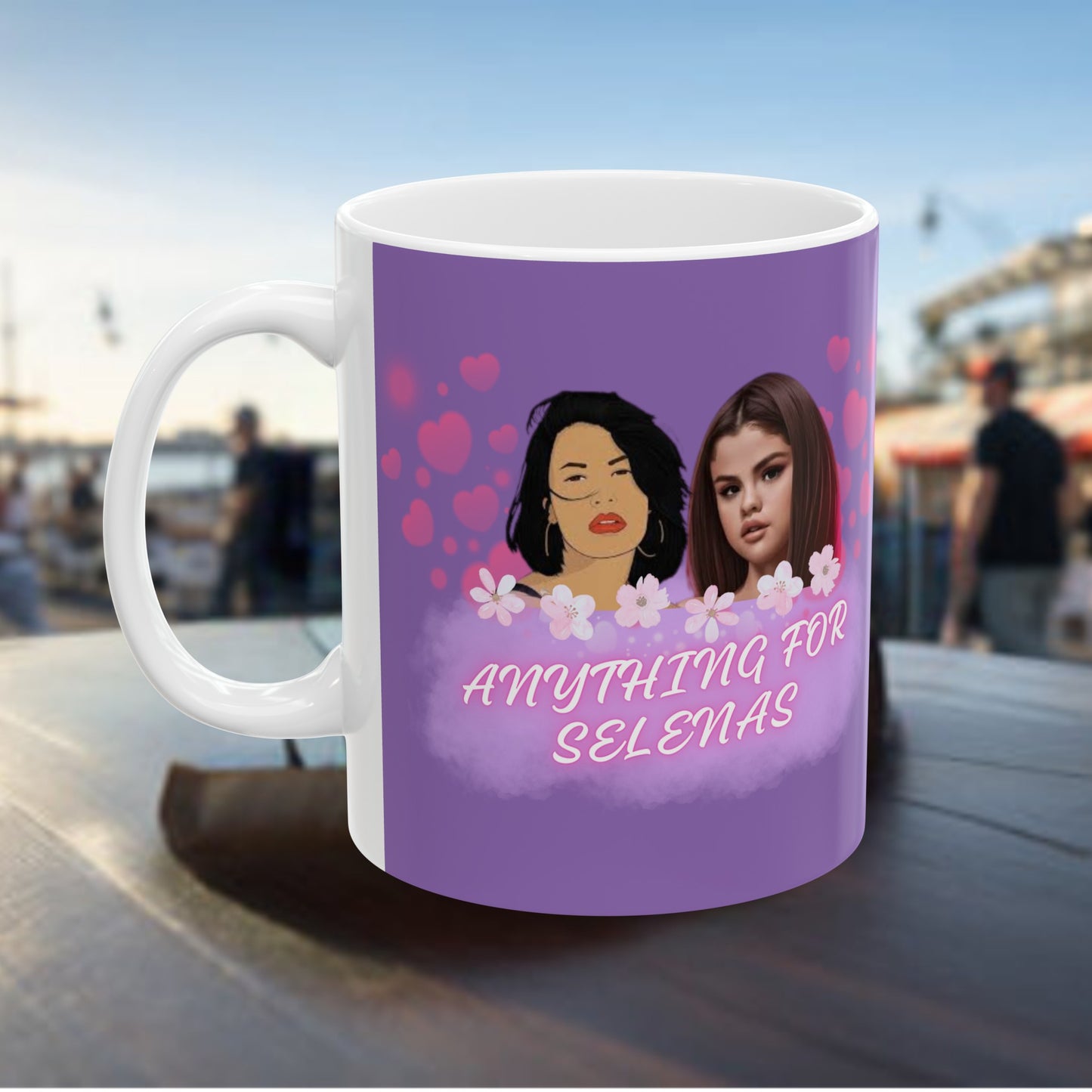 ANYTHING FOR SELENAS Ceramic Mug, (11oz, 15oz)