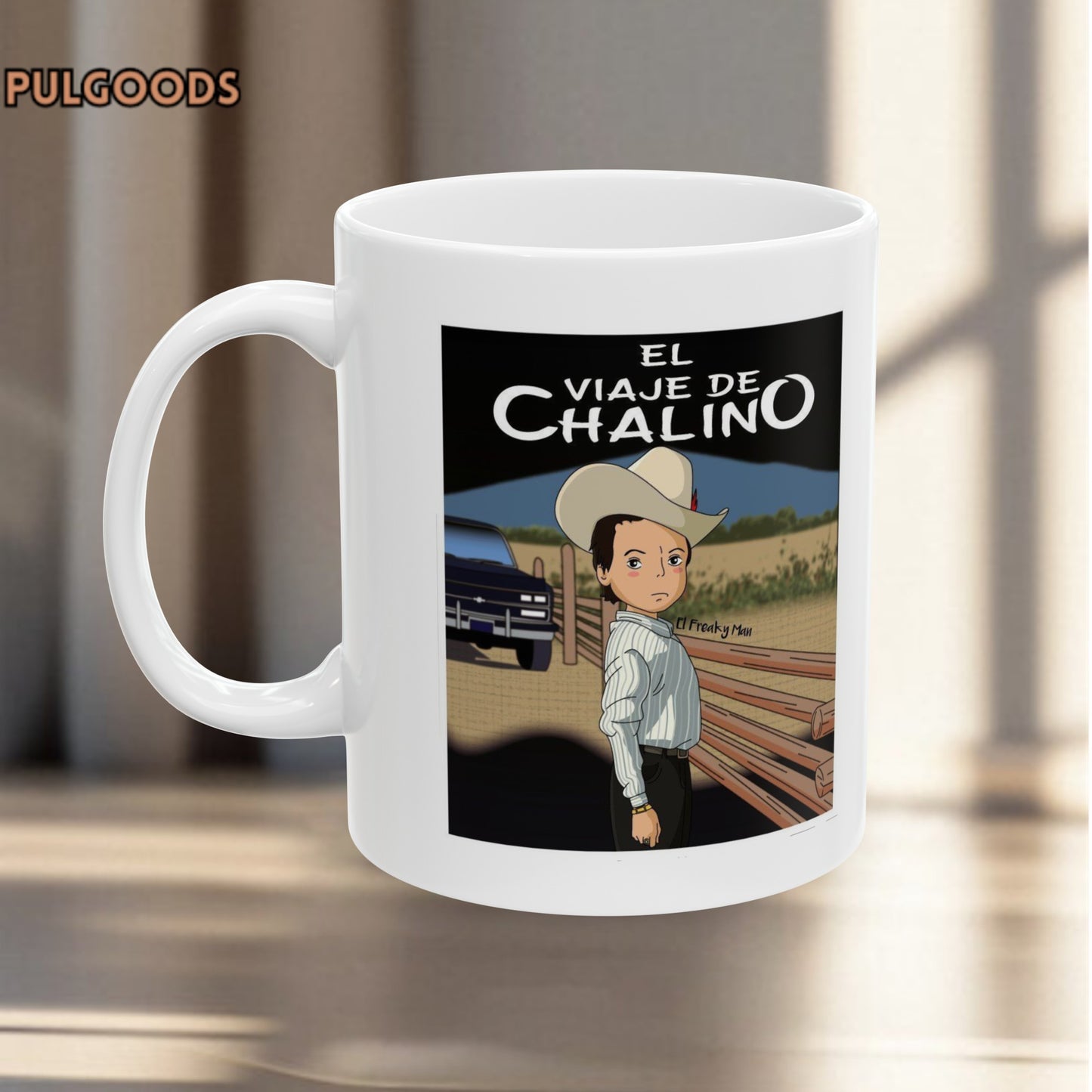 EL VIAJE DE CHALINO Ceramic Mug, (11oz, 15oz)