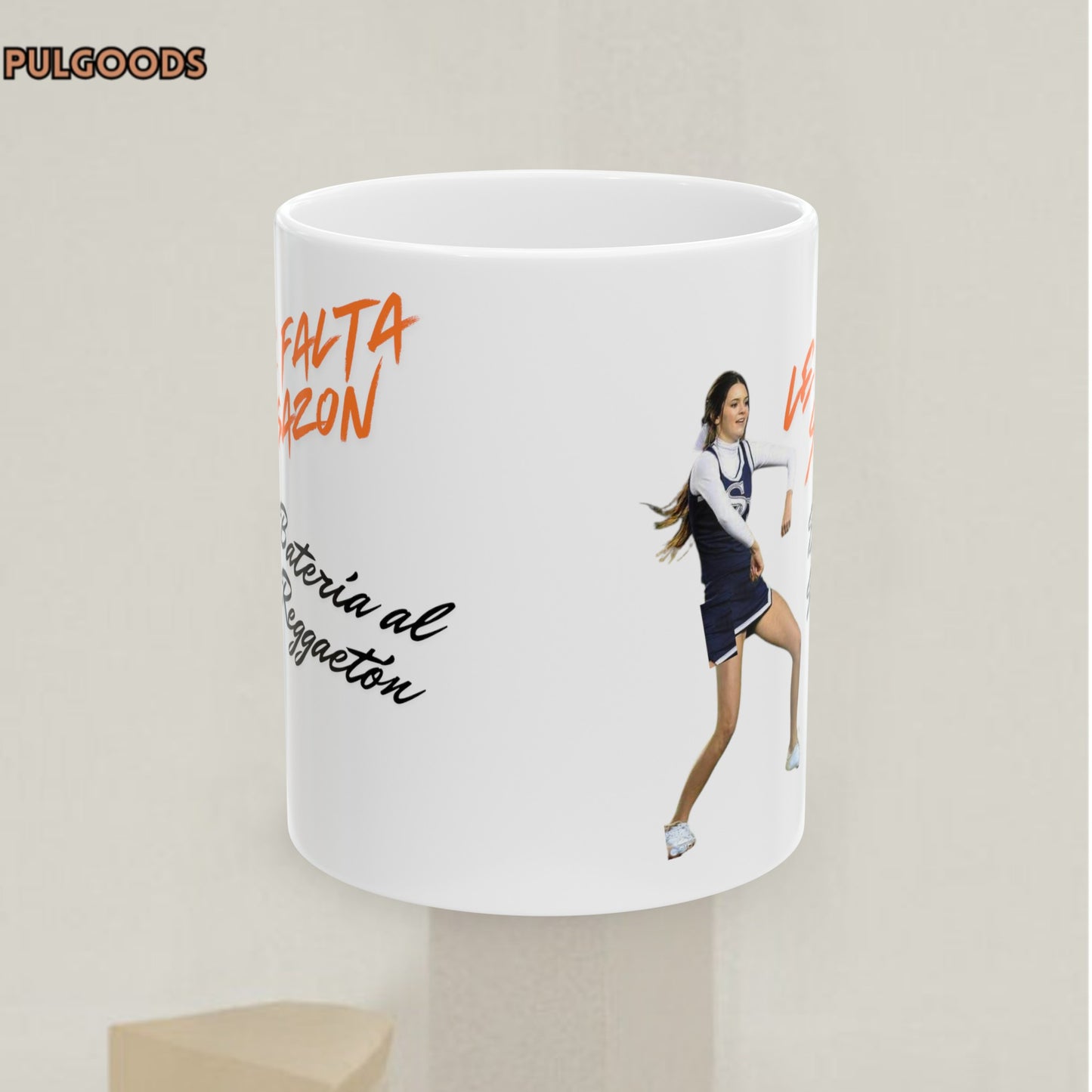 KENDALL JENNER LE FALTA SAZON Ceramic Mug, (11oz, 15oz) WHITE