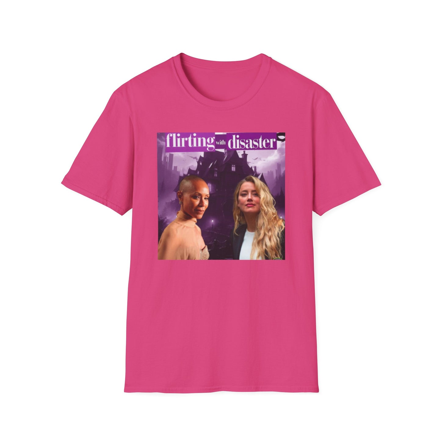 JADA PINKETT AND AMBER HEARD FLIRTING WITH DISASTER Unisex Softstyle T-Shirt