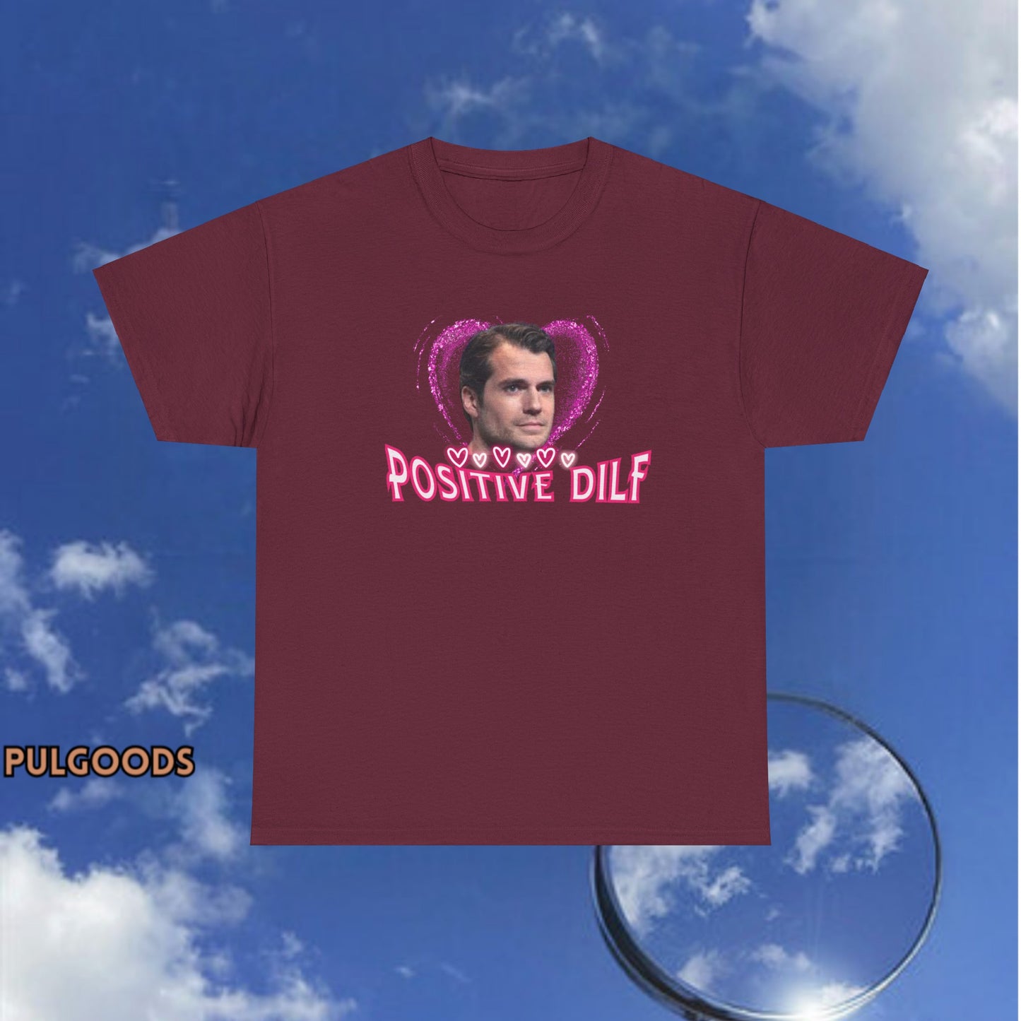 HENRY CAVIL POSITIVE DILF Unisex Heavy Cotton Tee