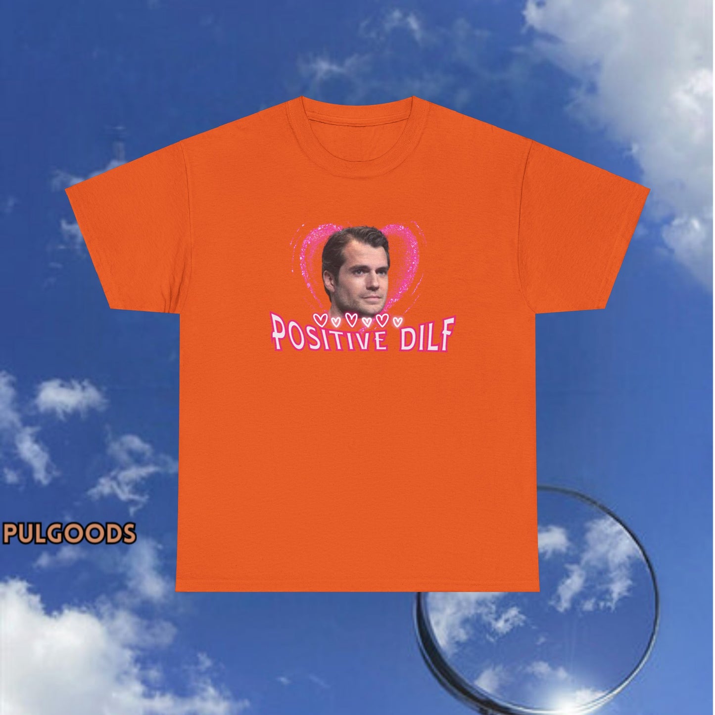 HENRY CAVIL POSITIVE DILF Unisex Heavy Cotton Tee