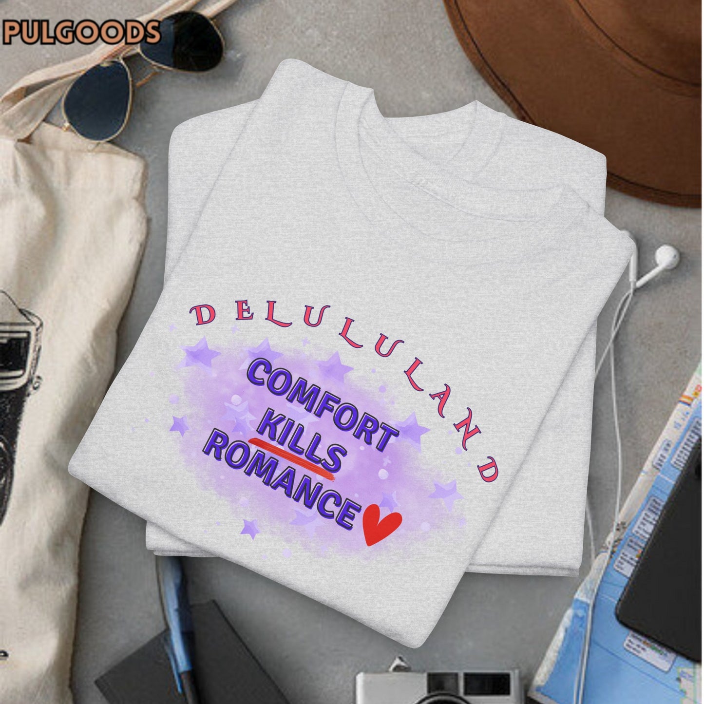 COMFORT KILLS ROMANCE Unisex Heavy Cotton Tee