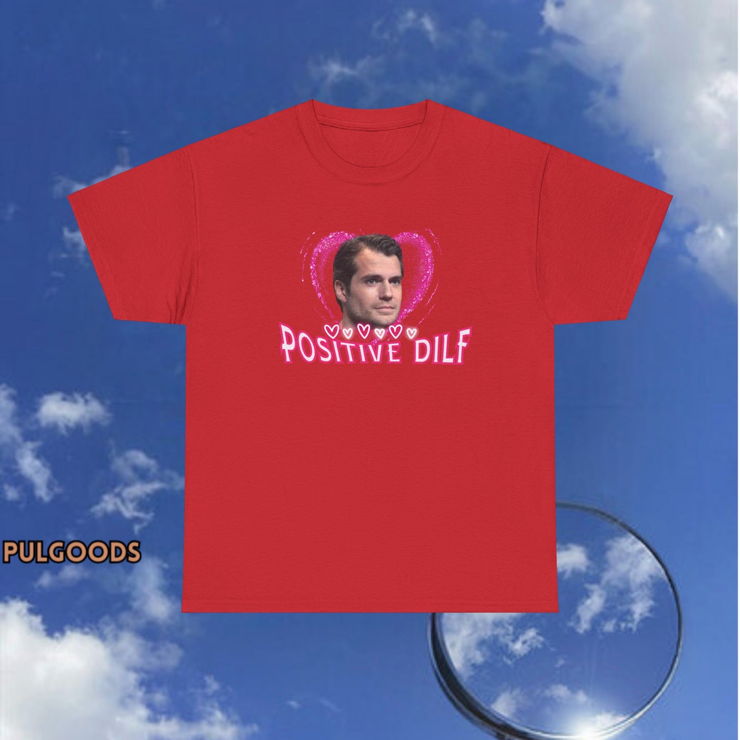 HENRY CAVIL POSITIVE DILF Unisex Heavy Cotton Tee