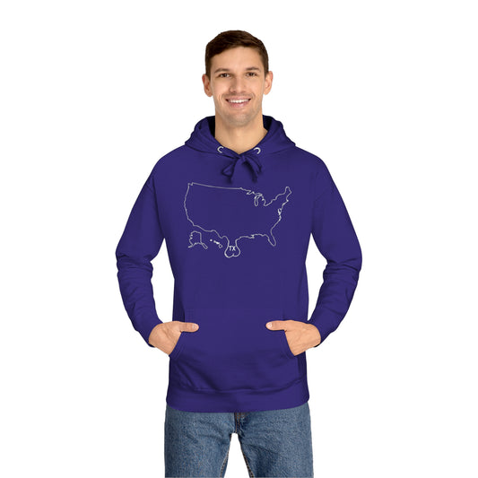 TEXAS PRIDE, TEXAS NUTS, TEXAS EGGS, A HUEVO TEXAS Unisex Fleece Hoodie