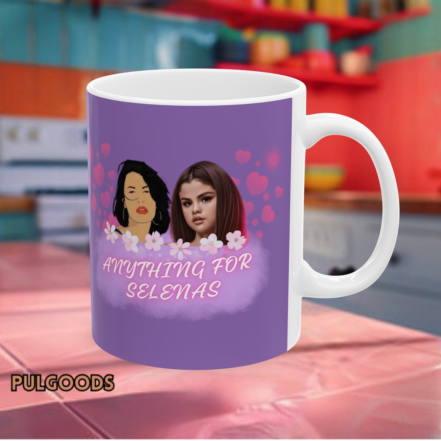 ANYTHING FOR SELENAS Ceramic Mug, (11oz, 15oz)