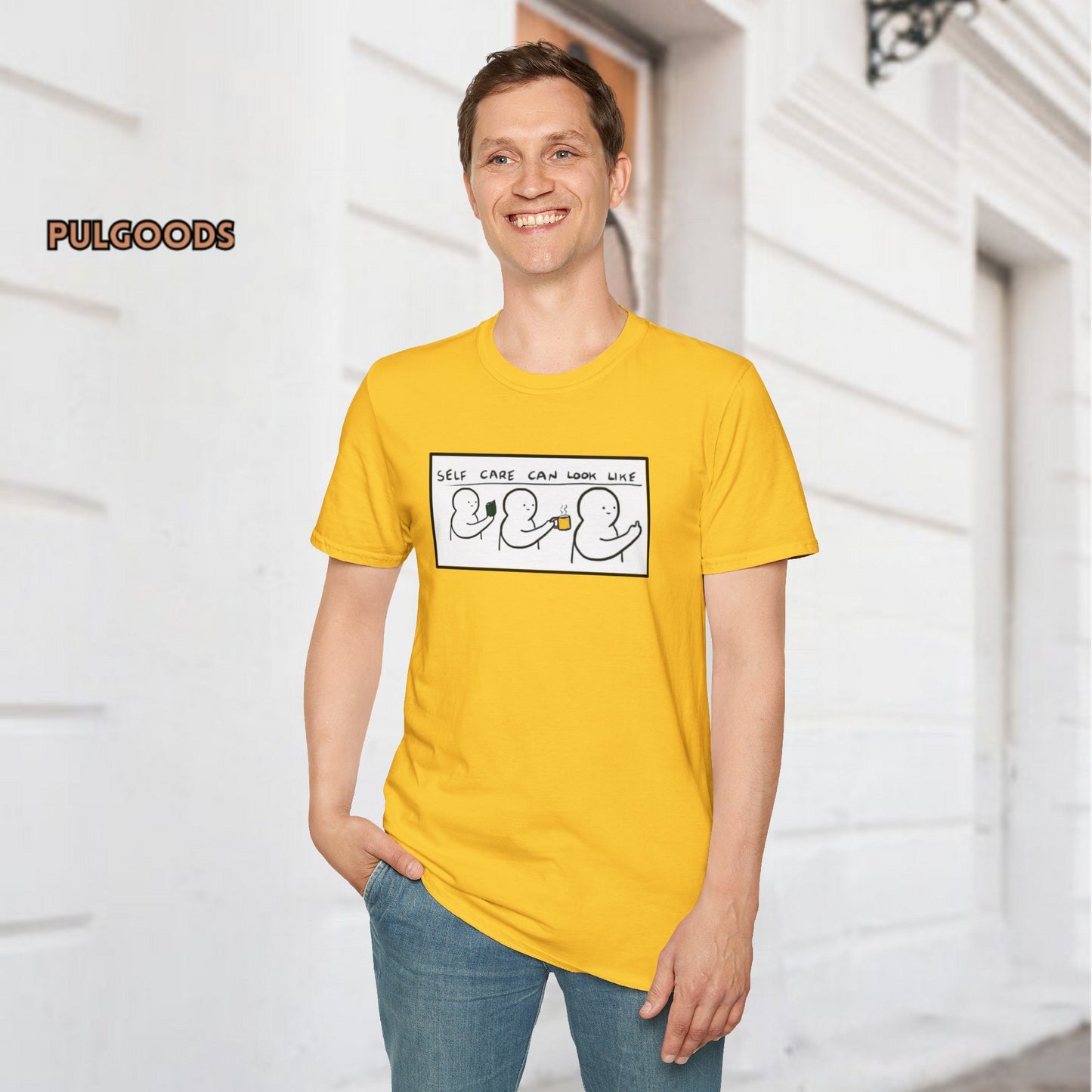 SELF CARE CAN LOOK LIKE Unisex Softstyle T-Shirt