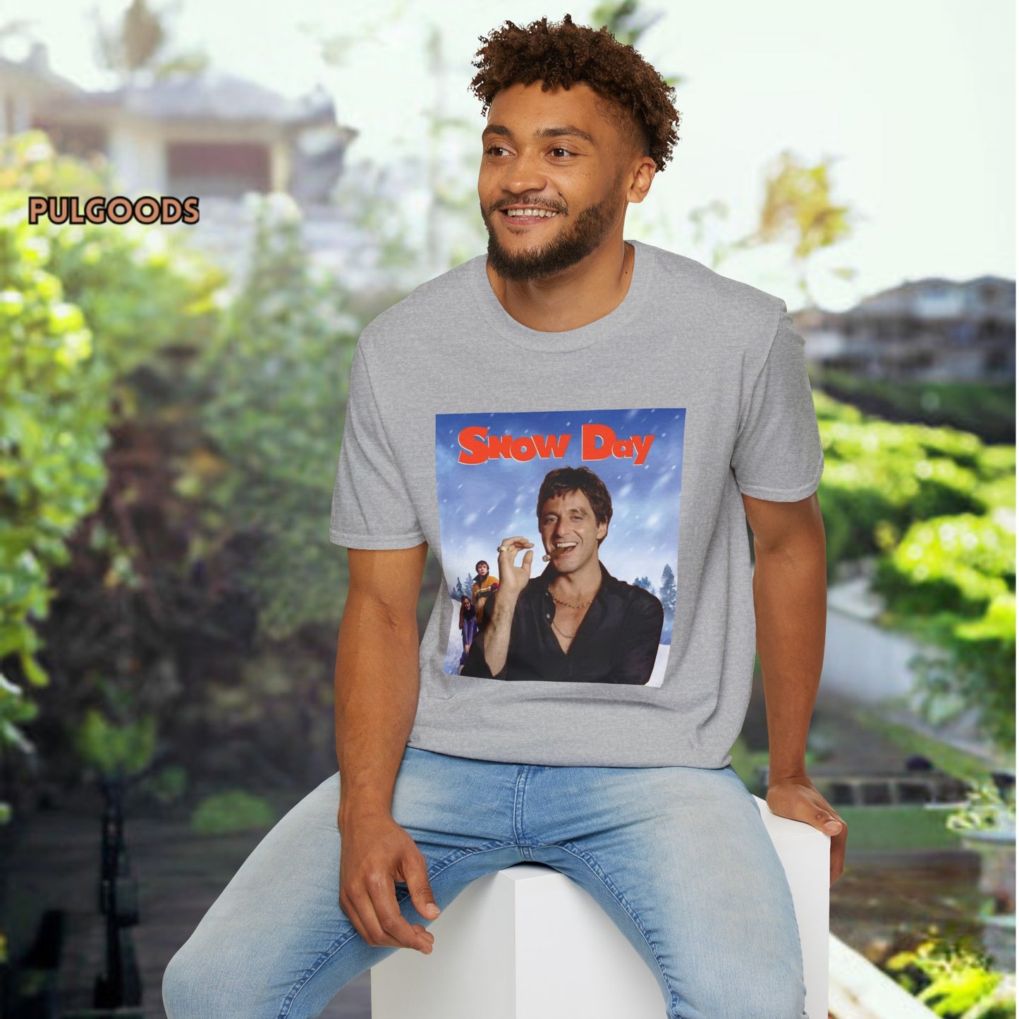 SNOW DAY SCARFACE AL PACINO Unisex Softstyle T-Shirt