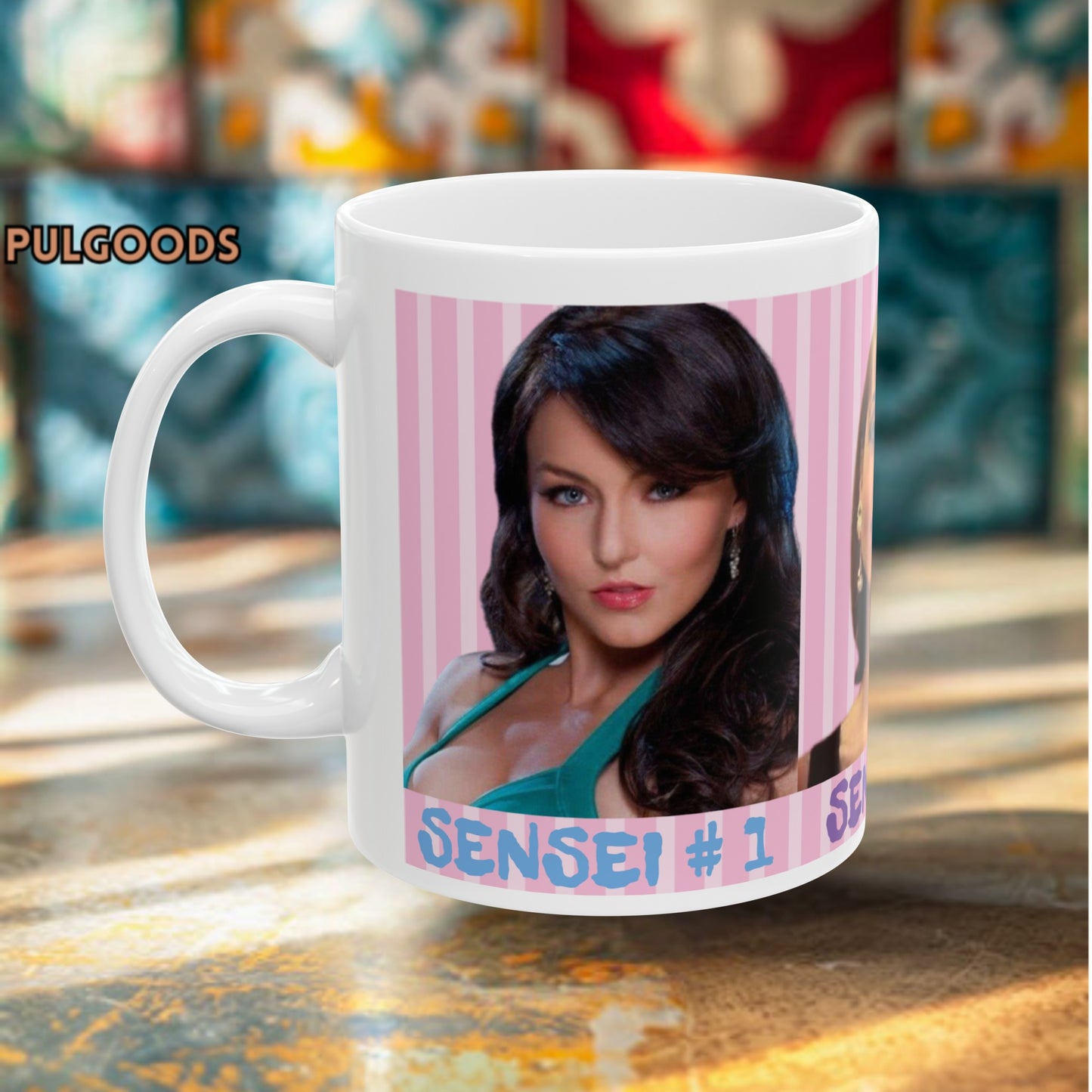 SENSEI TERESA PAOLA BRACHO RUBY TELENOVELA Ceramic Mug, (11oz, 15oz)