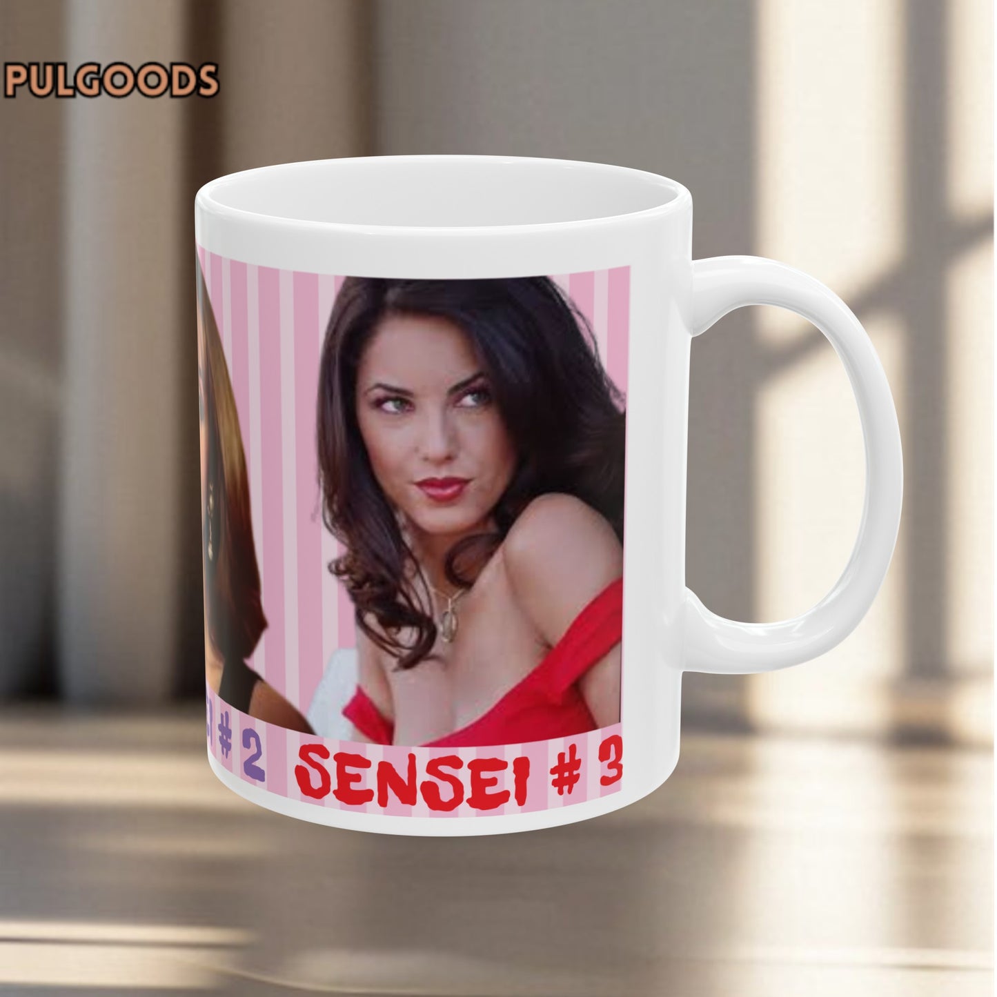 SENSEI TERESA PAOLA BRACHO RUBY TELENOVELA Ceramic Mug, (11oz, 15oz)