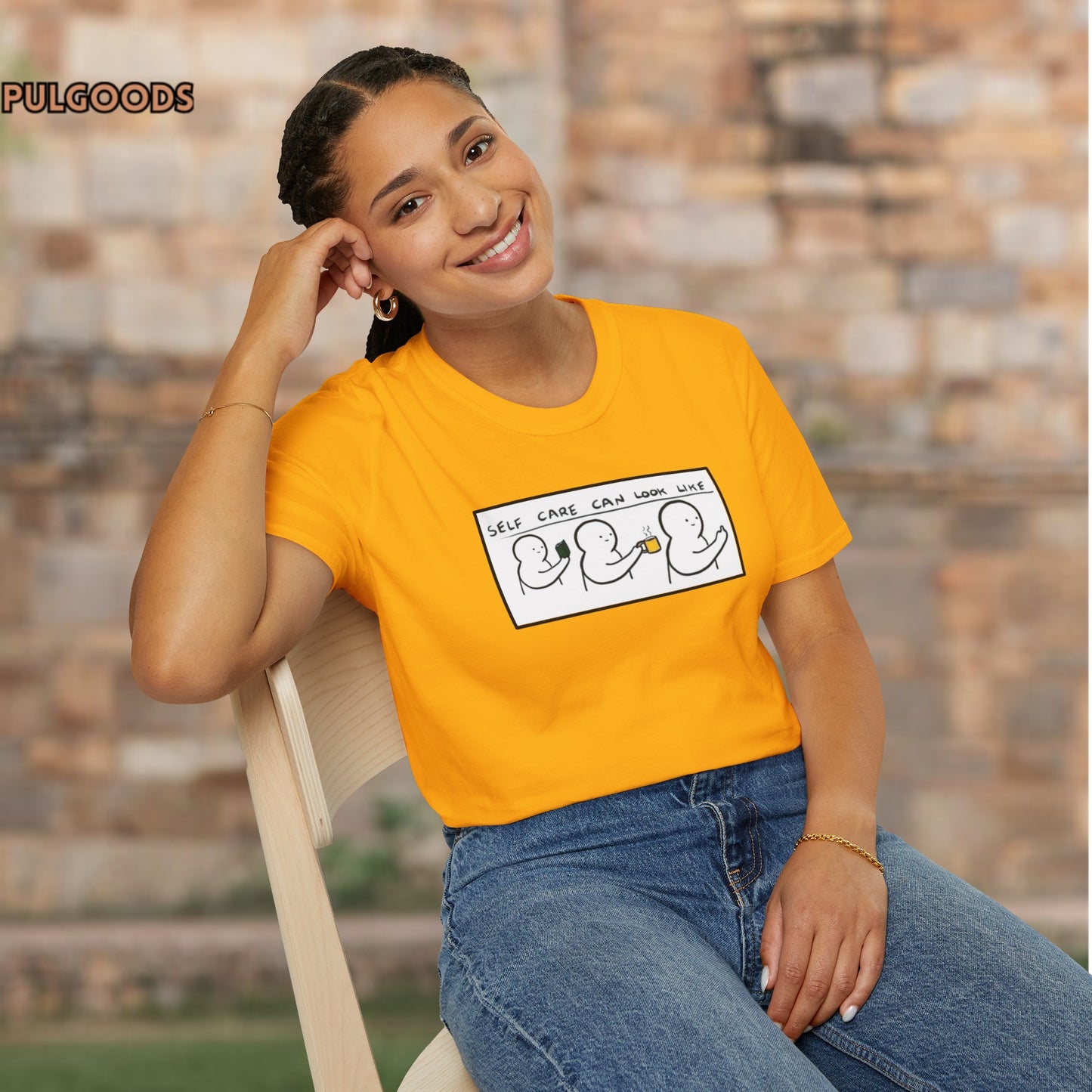 SELF CARE CAN LOOK LIKE Unisex Softstyle T-Shirt