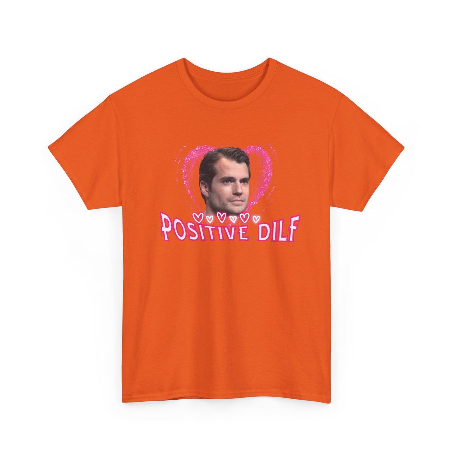 HENRY CAVIL POSITIVE DILF Unisex Heavy Cotton Tee