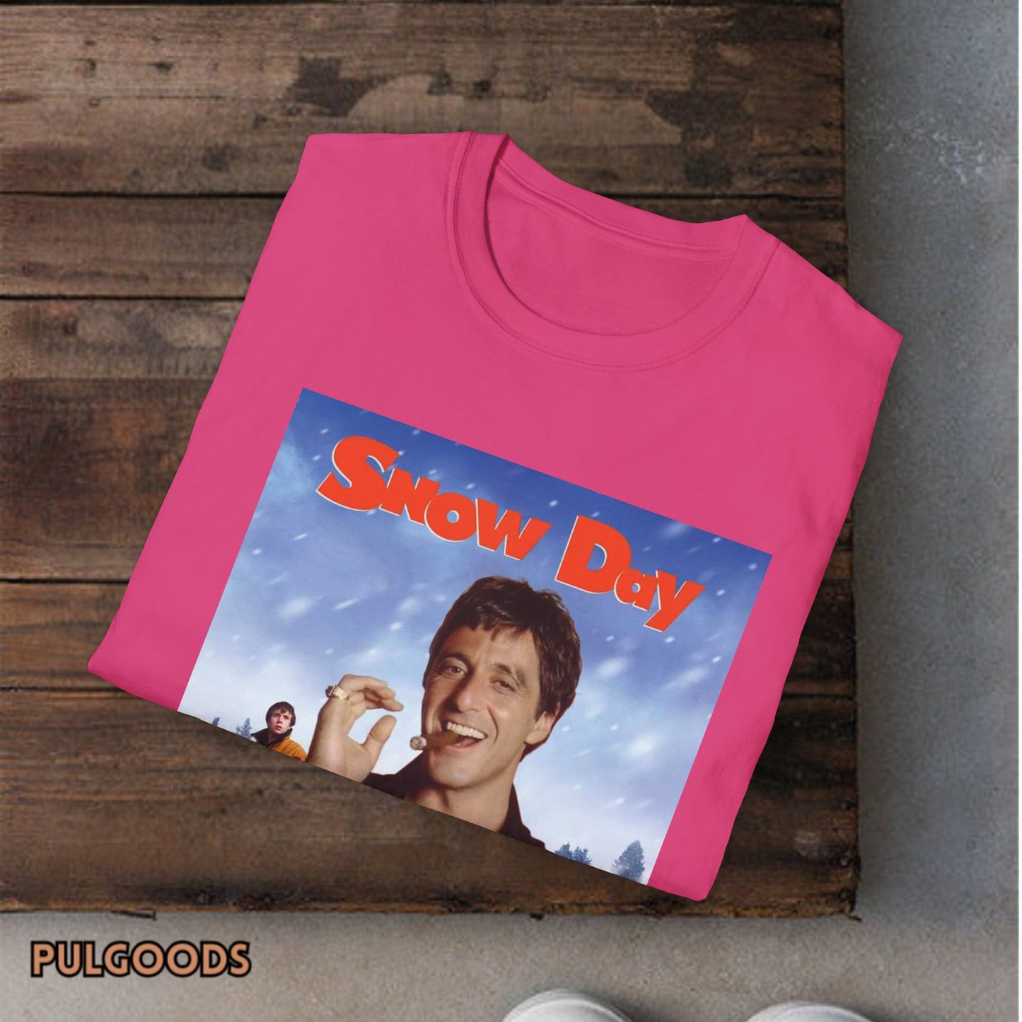 SNOW DAY SCARFACE AL PACINO Unisex Softstyle T-Shirt