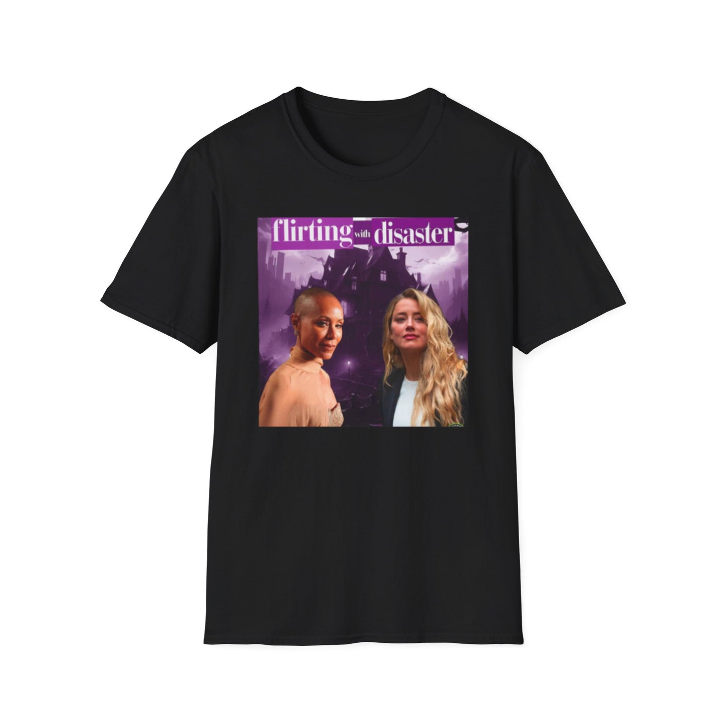 JADA PINKETT AND AMBER HEARD FLIRTING WITH DISASTER Unisex Softstyle T-Shirt