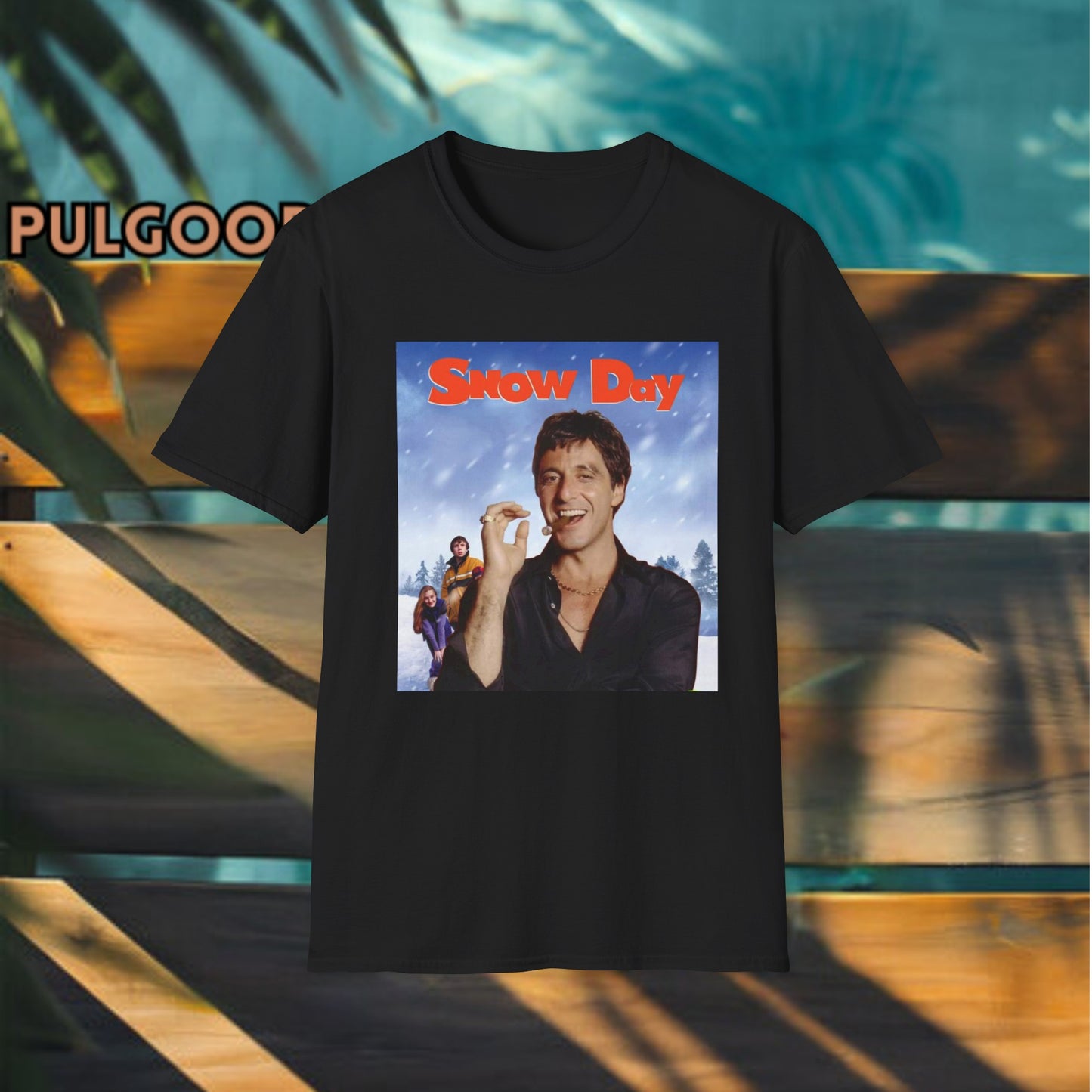 SNOW DAY SCARFACE AL PACINO Unisex Softstyle T-Shirt