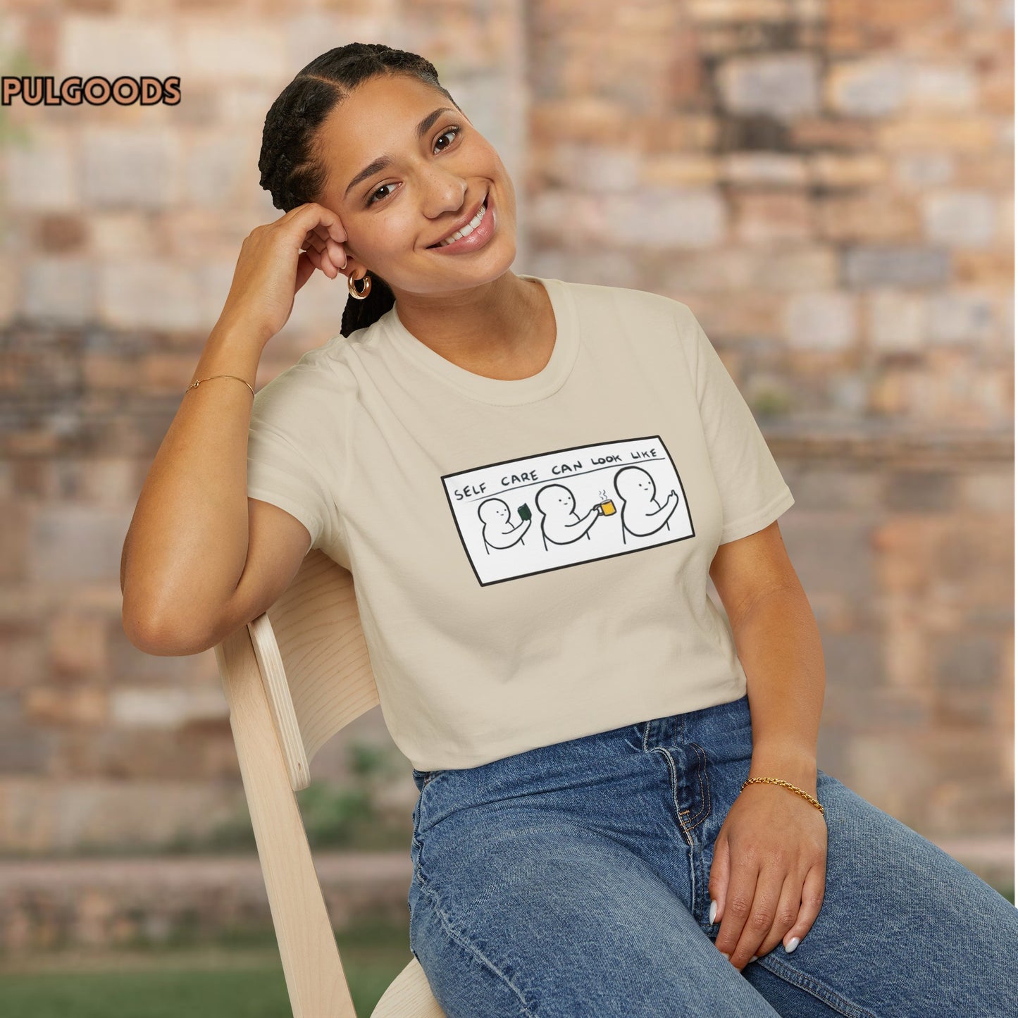 SELF CARE CAN LOOK LIKE Unisex Softstyle T-Shirt