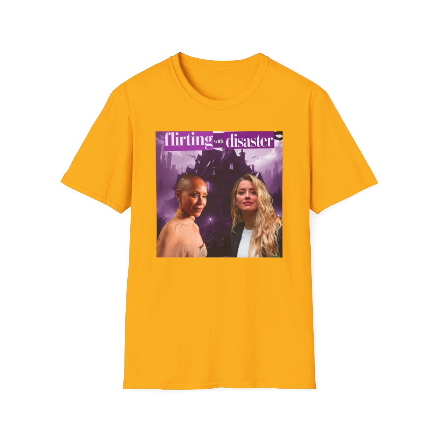 JADA PINKETT AND AMBER HEARD FLIRTING WITH DISASTER Unisex Softstyle T-Shirt