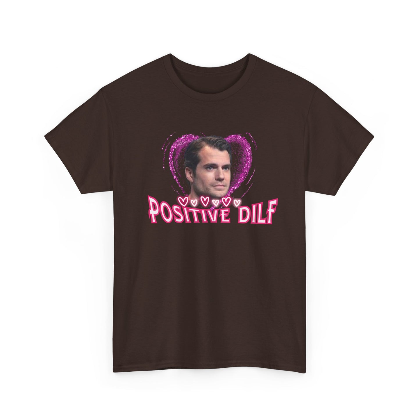 HENRY CAVIL POSITIVE DILF Unisex Heavy Cotton Tee