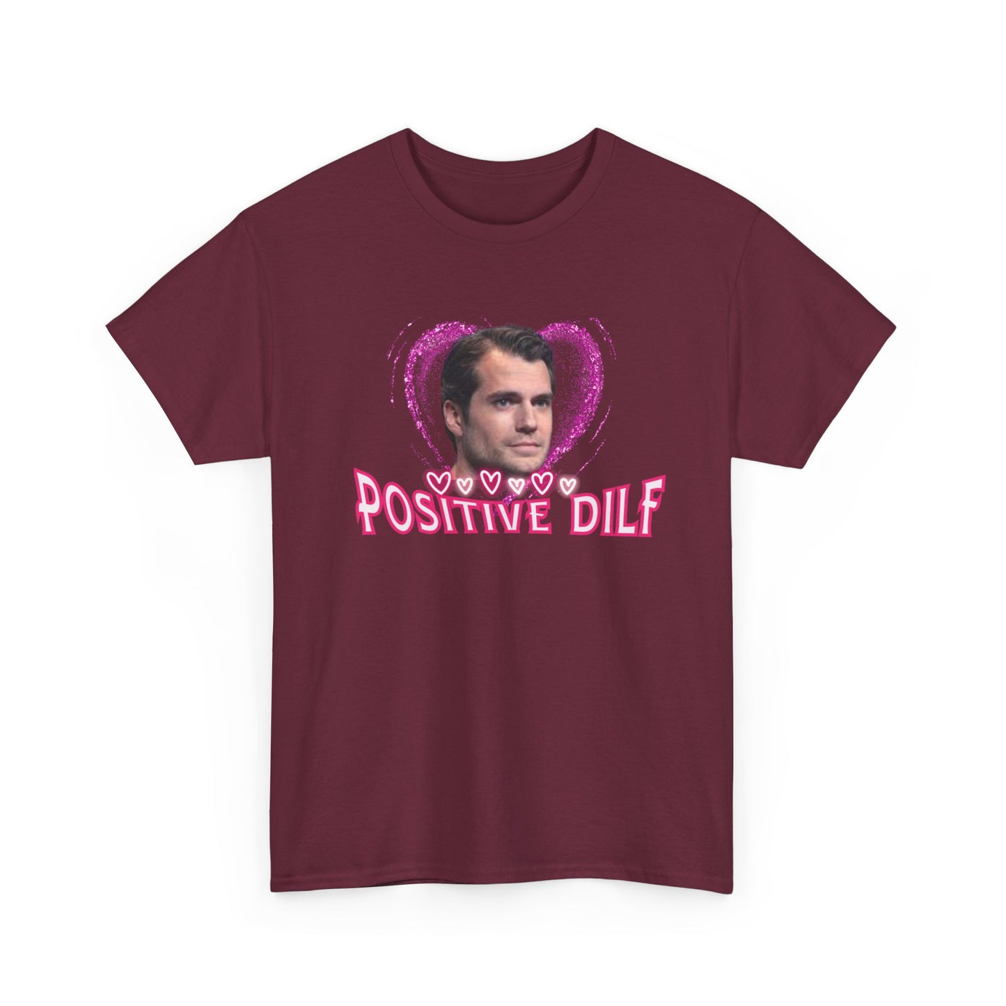 HENRY CAVIL POSITIVE DILF Unisex Heavy Cotton Tee