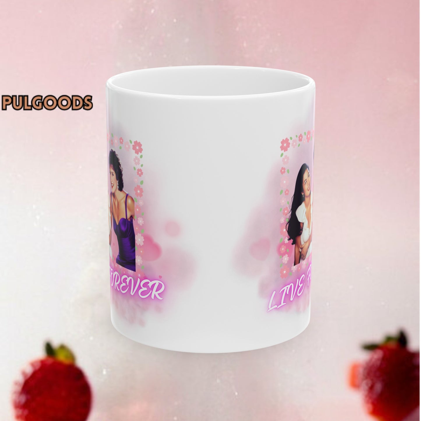 SELENA QUINTANILLA, DIANA PRINCESS OF WALES LIVE FOREVER Ceramic Mug, (11oz, 15oz)