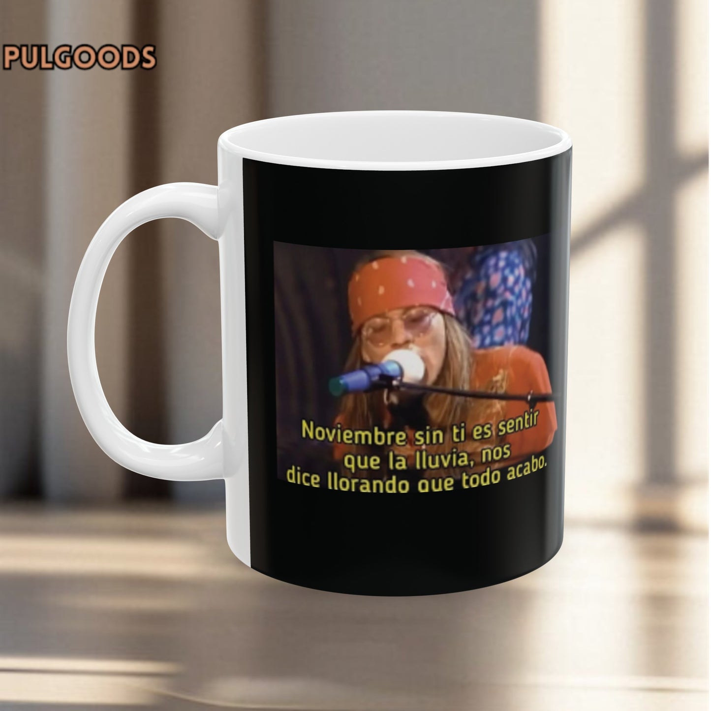 NOVIEMBRE SIN TI NOVEMBER RAIN Ceramic Mug, (11oz, 15oz)