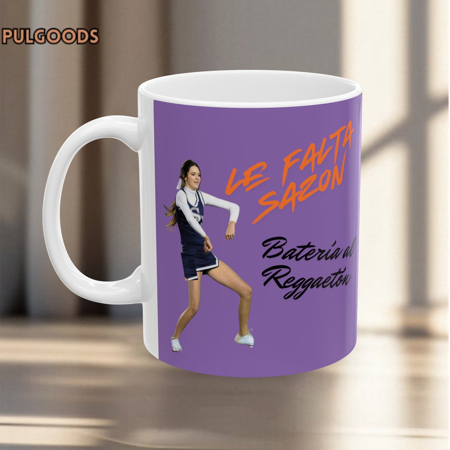 KENDALL JENNER LE FALTA SAZON Ceramic Mug, (11oz, 15oz) PURPLE