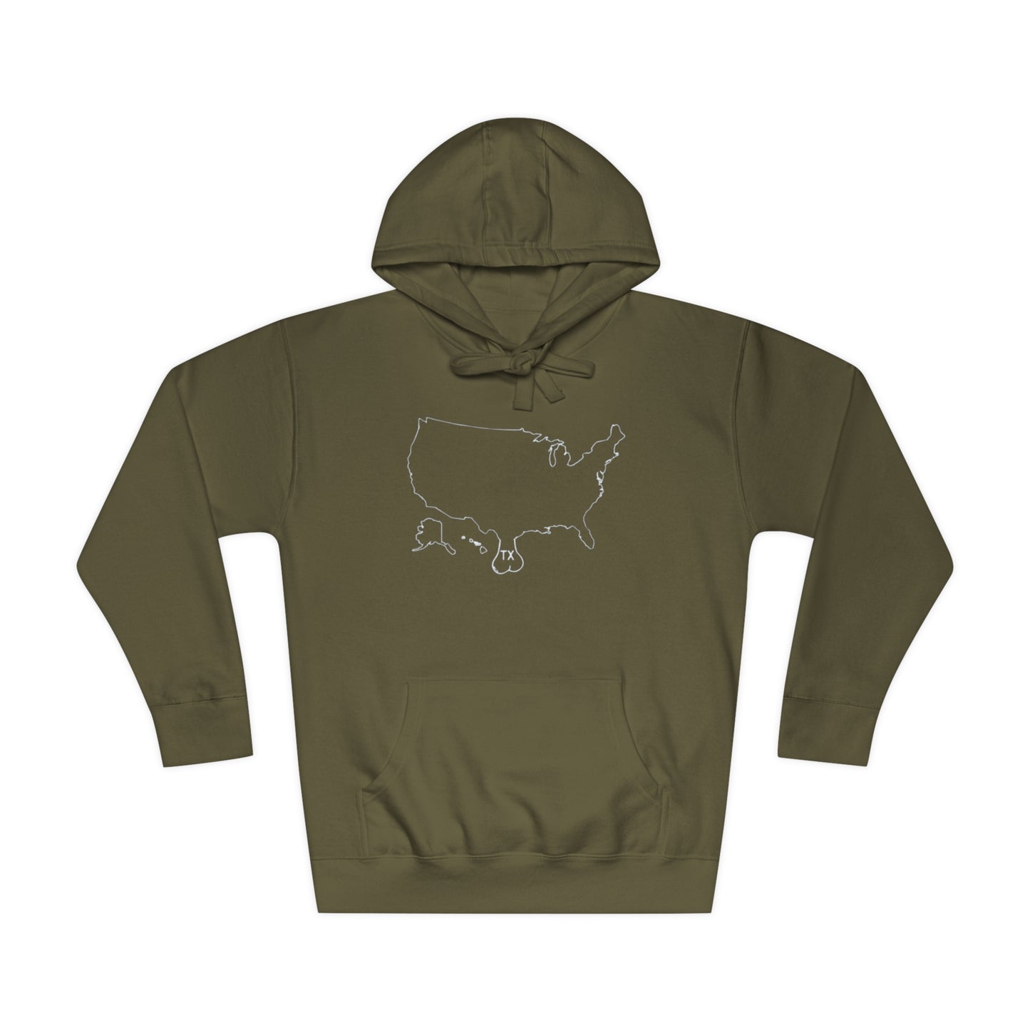 TEXAS PRIDE, TEXAS NUTS, TEXAS EGGS, A HUEVO TEXAS Unisex Fleece Hoodie