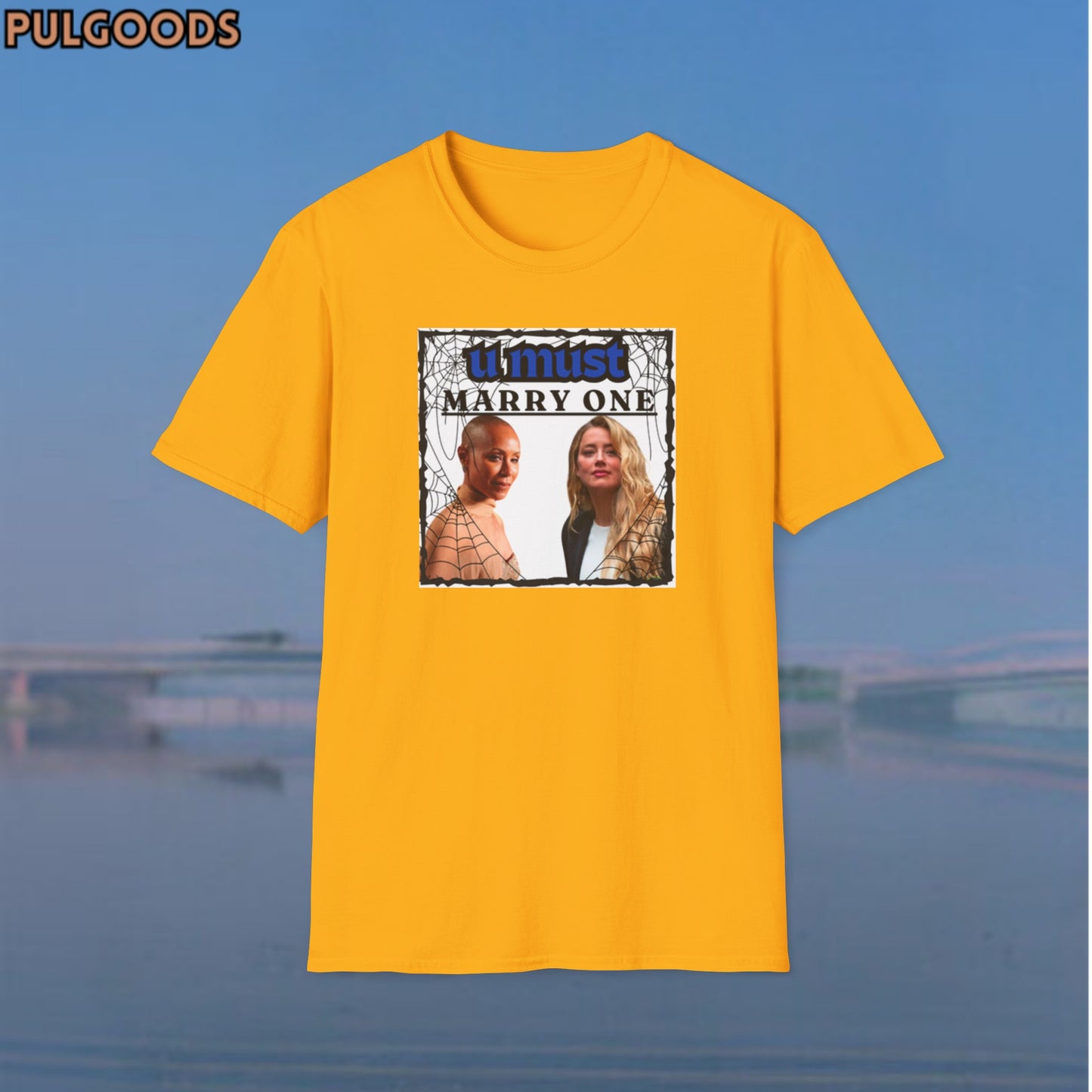 JADA PINKETT AMBER HEARD YOU MUST MARRY ONE Unisex Softstyle T-Shirt