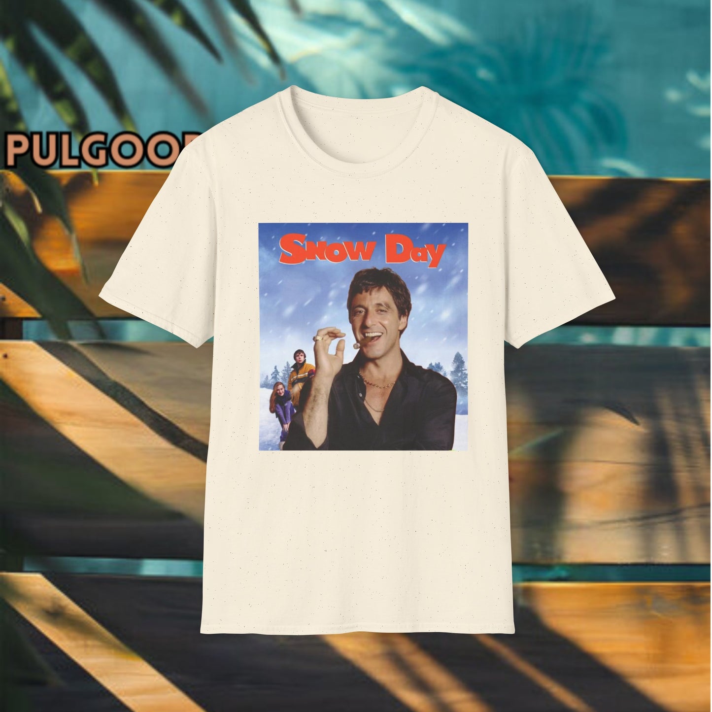 SNOW DAY SCARFACE AL PACINO Unisex Softstyle T-Shirt