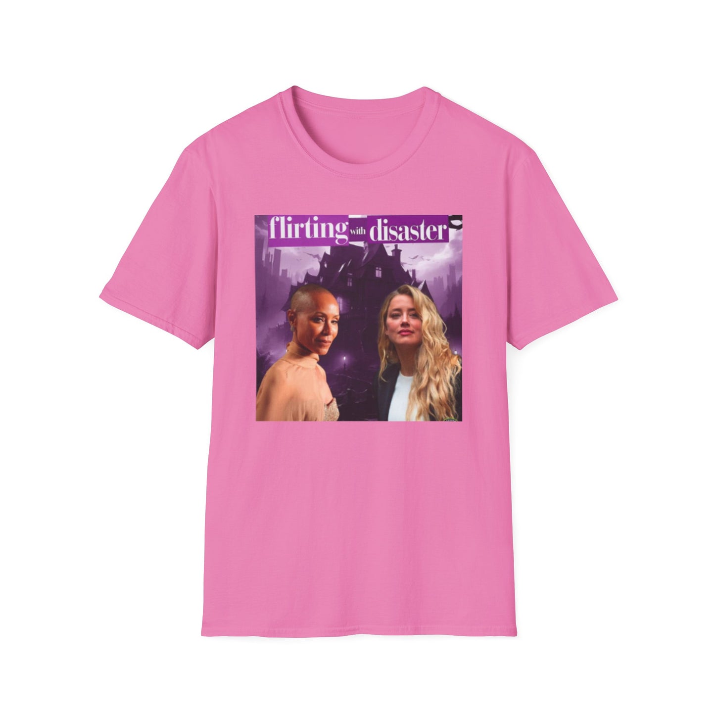 JADA PINKETT AND AMBER HEARD FLIRTING WITH DISASTER Unisex Softstyle T-Shirt