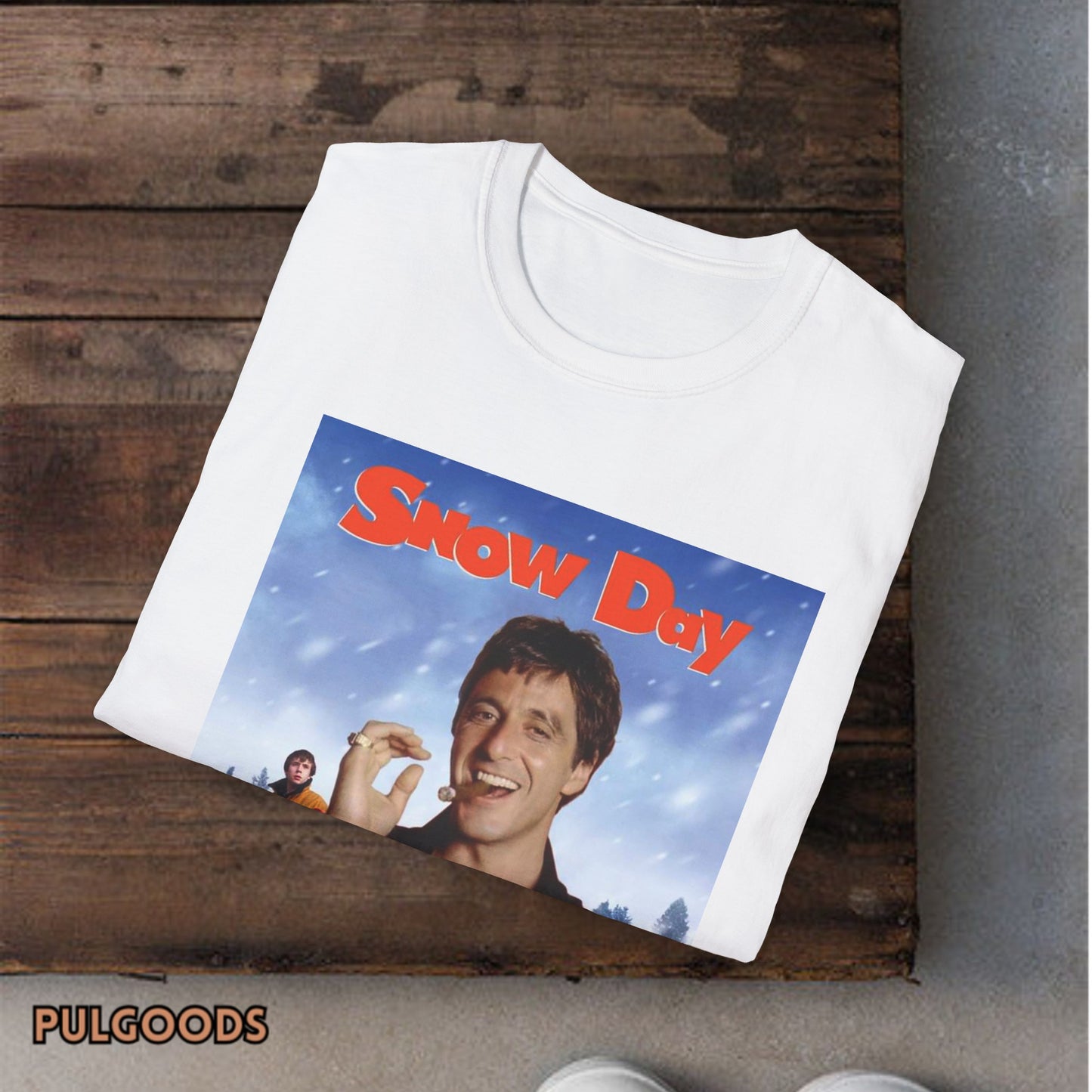 SNOW DAY SCARFACE AL PACINO Unisex Softstyle T-Shirt