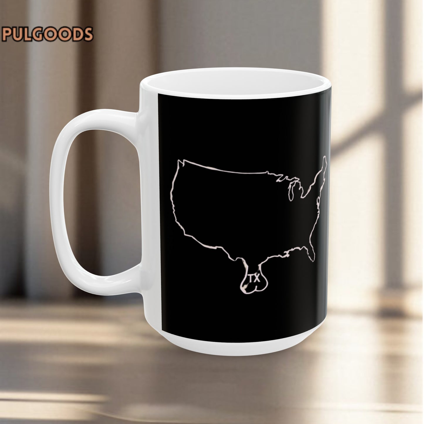 TEXAS PRIDE, TEXAS EGGS, TEXAS NUTS Ceramic Mug, (11oz, 15oz)