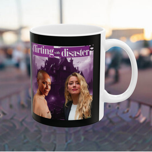 JADA PINKETT AND AMBER HEARD FLIRTING WITH DISASTER Ceramic Mug, (11oz, 15oz)